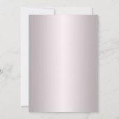 カラフルなチューリップの花のメイド・オブ・オナー・カード 招待状 (裏面)