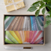 カラフルなチョークのクレヨン 薄葉紙 (ギフト)