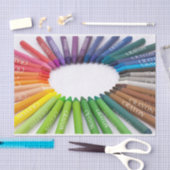 カラフルなチョークのクレヨン 薄葉紙 (クラフト)