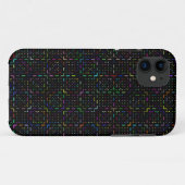 カラフルなテクノロジーコーディング電子パターン Case-Mate iPhoneケース (裏面(横))