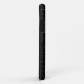 カラフルなテクノロジーコーディング電子パターン Case-Mate iPhoneケース (裏面/右)