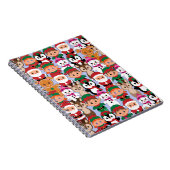 カラフルなテディのクリスマス　～多種多様な職業～ ノートブック (右側)