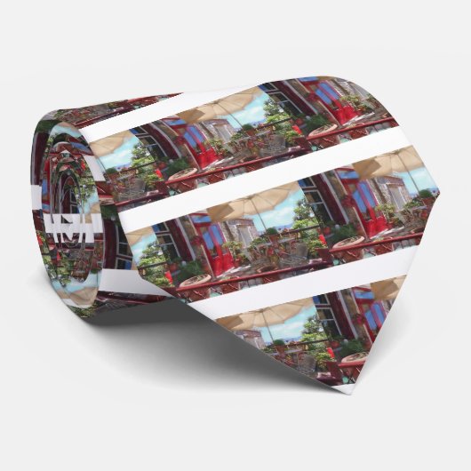 カラフルなテラス ネクタイ (ロール)