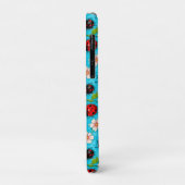 カラフルなテントウムシと花柄 Case-Mate iPhoneケース (裏面/左)