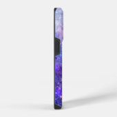 カラフルなディープスペースの水彩画 iPhoneケース (右側面)