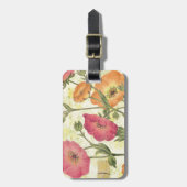 カラフルなデイジー ラゲッジタグ (正面縦)