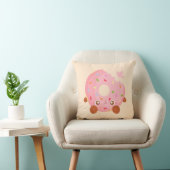 カラフルなデコレーションの可愛いドーナツ クッション (椅子)