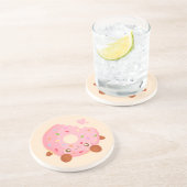 カラフルなデコレーションの可愛いドーナツ コースター (側面)