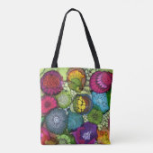 カラフルなデザインのトート トートバッグ (裏面)