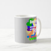 カラフルなデザインライフ コーヒーマグカップ (正面右)