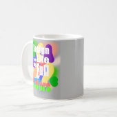 カラフルなデザインライフ コーヒーマグカップ (正面左)
