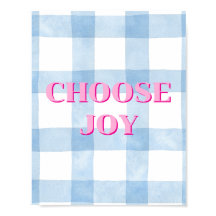 カラフルなデザイン、Choose Joy ポスター