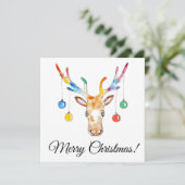 カラフルなトナカイ シーズンカード (スタンド正面)