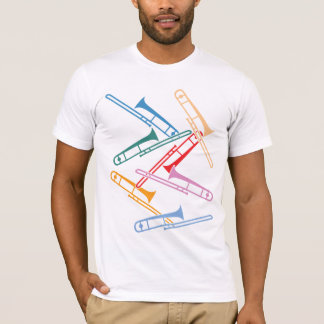 カラフルなトロンボーン Tシャツ
