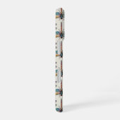 カラフルなトンボ柄 iPhone 16ケース (右側面)