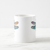 カラフルなトンボ コーヒーマグカップ (中央)