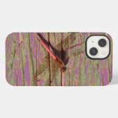 カラフルなトンボ  iPhoneケース (裏面横)
