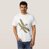 カラフルなトンボ Tシャツ (正面フル)