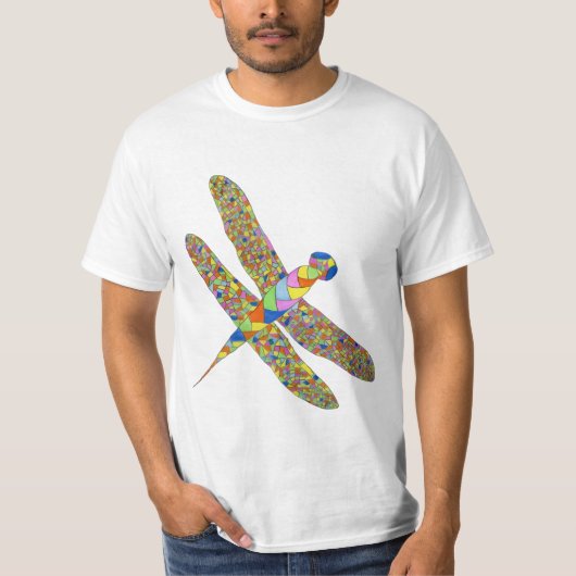 カラフルなトンボ Tシャツ (正面)