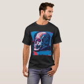 カラフルなドクロの絵 Tシャツ (正面フル)