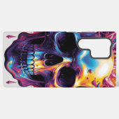 カラフルなドクロ SAMSUNG GALAXYケース (裏面横)
