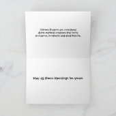 カラフルなドラゴンの中国人の年賀状 シーズンカード (内部)