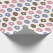 カラフルなドーナツの包装紙 ラッピングペーパー (角)