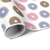 カラフルなドーナツの包装紙 ラッピングペーパー (ロールコーナー)