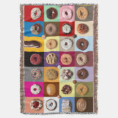 カラフルなドーナツの投球毛布 スローブランケット (正面縦)