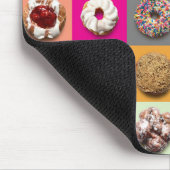 カラフルなドーナツのmousepad マウスパッド (コーナー)