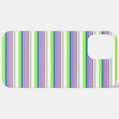 カラフルなネオンストライプのデザイン Case-Mate iPhoneケース (裏面 (横))