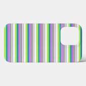 カラフルなネオンストライプのデザイン Case-Mate iPhoneケース (裏面 (横))