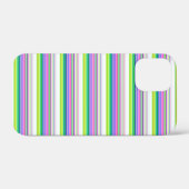 カラフルなネオンストライプのデザイン Case-Mate iPhoneケース (裏面 (横))