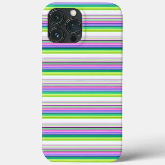 カラフルなネオンストライプのデザイン Case-Mate iPhoneケース (裏面)