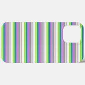カラフルなネオンストライプのデザイン Case-Mate iPhoneケース (裏面 (横))