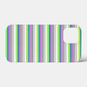 カラフルなネオンストライプ Case-Mate iPhoneケース (裏面 (横))