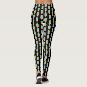 カラフルなネオン色のアイスキャンデーのアイスクリームのレギング レギンス (裏面)