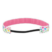 カラフルなネオン薬剤パターン アスレチックヘッドバンド (裏面)