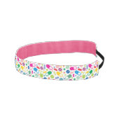 カラフルなネオン薬剤パターン アスレチックヘッドバンド (右)