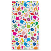 カラフルなネオン薬剤パターン スモールペーパーバッグ (裏面)