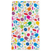 カラフルなネオン薬剤パターン スモールペーパーバッグ (正面)