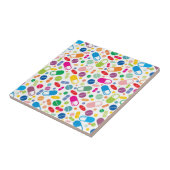 カラフルなネオン薬剤パターン タイル (側面)