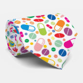 カラフルなネオン薬剤パターン ネクタイ (ロール)