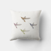 カラフルなハチドリ クッション (裏面)