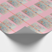 カラフルなハッピーバースデーのギフトの包装紙 ラッピングペーパー (角)