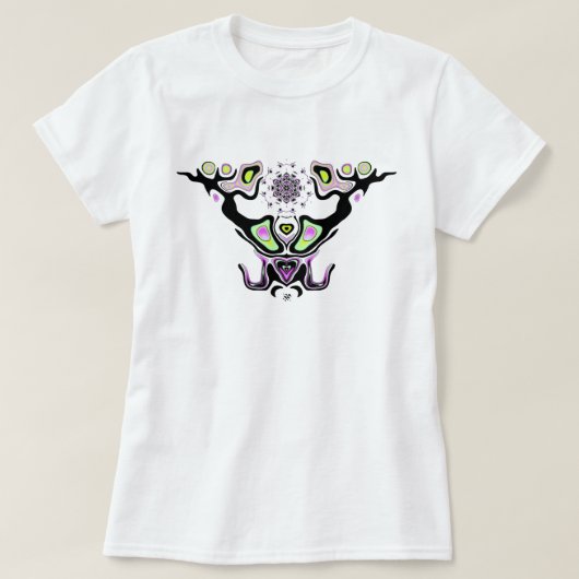 カラフルなハラタケツカサ Tシャツ (デザイン正面)