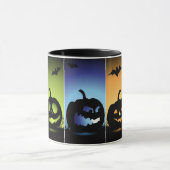 カラフルなハロウィンのカボチャ マグカップ (中央)