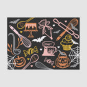 カラフルなハロウィン調理器具 薄葉紙 (正面)