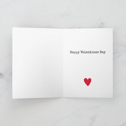 カラフルなハートで楽しいバレンタインデー!子供も大人も恋に夢中 カード (内部)