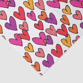 カラフルなハート 薄葉紙 (詳細)